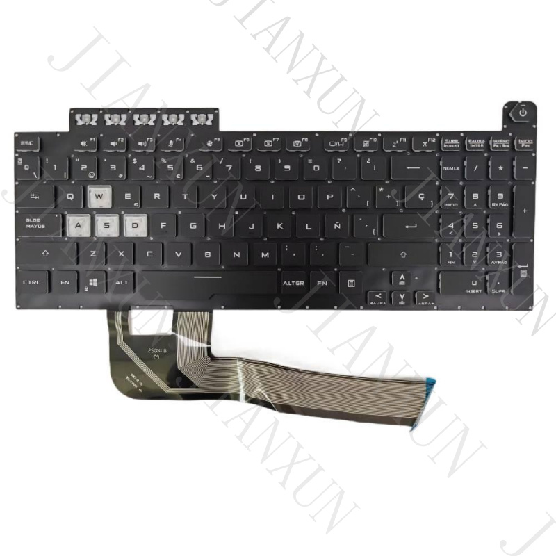 Gaming Keyboard Backlit - A+ Spanish backlit keyboard For Asus
