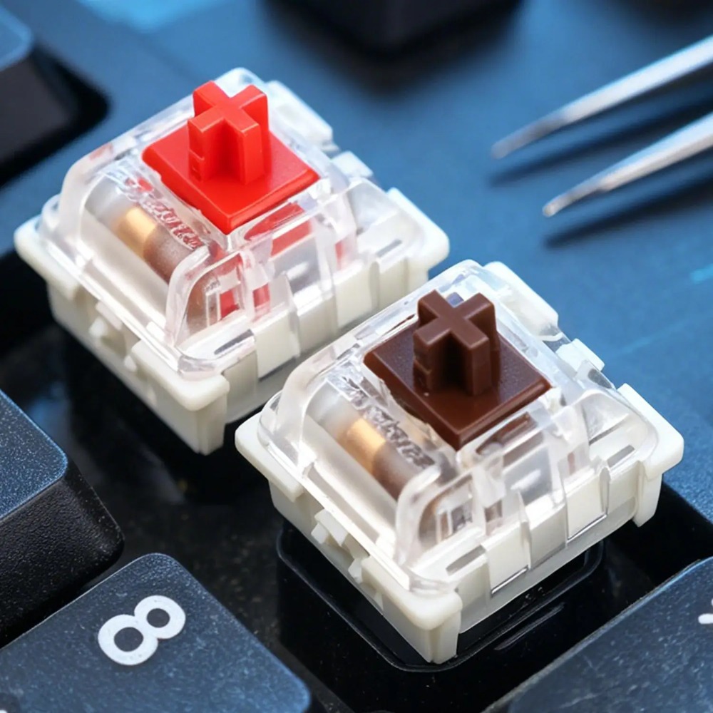 1-150Pcs 3 Pin DIY Mechanical  - Keyboard Gaming Blue Switch recension och pris