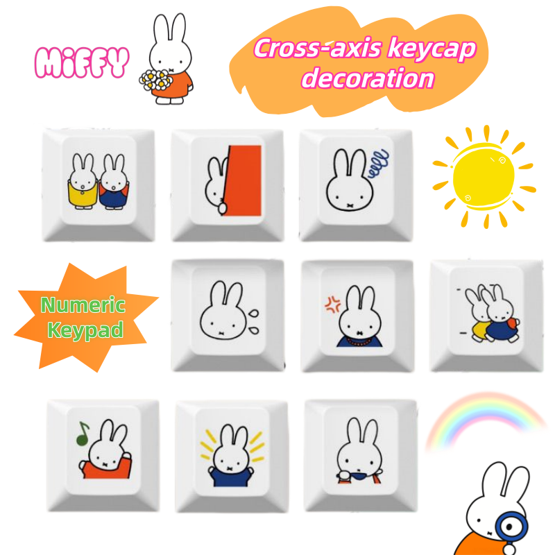 New Miffy rabbit cartoon cute  - Gaming Keyboard Mechanical recension och pris