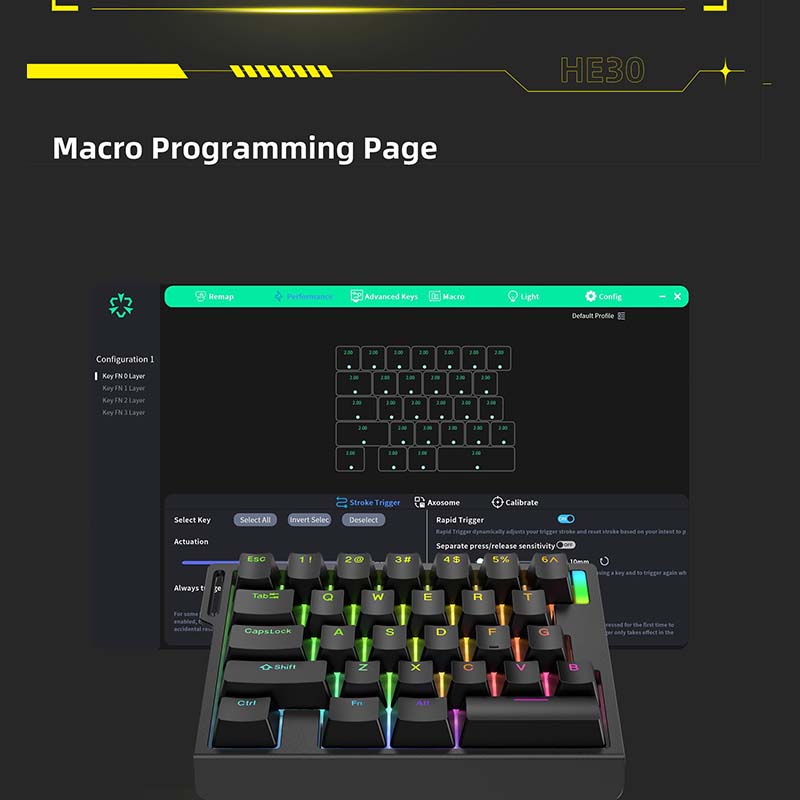 HE30 Mechanical Gaming Keyboar - Gaming Keyboard Mechanical recension och pris