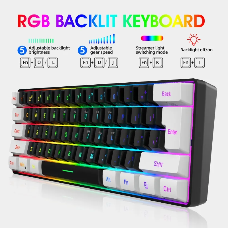 Keyboard and Mouse 60% Compute - Gaming Keyboard And Mouse Combo recension och pris