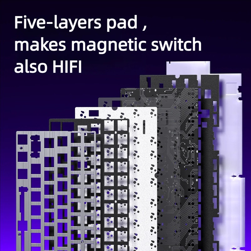 AULA HERO84 Magnetic Gaming Me - Gaming Keyboard Hot Swappable recension och pris