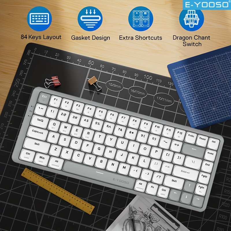 E-YOOSO Tri-Mode 2.4GWireless/ - Gaming Keyboard E Yooso recension och pris