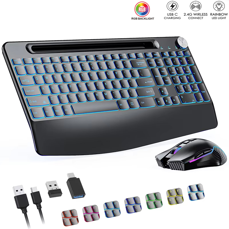 2.4G&Type-C Wireless Keyboard  - Gaming Keyboard And Mouse Combo recension och pris
