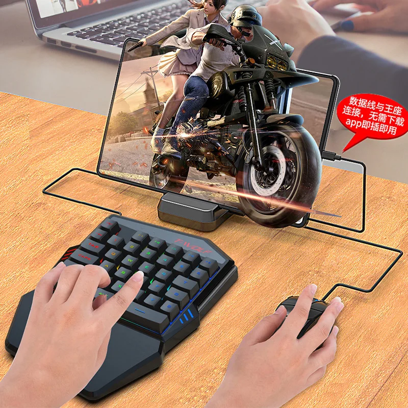 T-WOLF TF900 One Handed Keyboa - Gaming Keyboard Half recension och pris