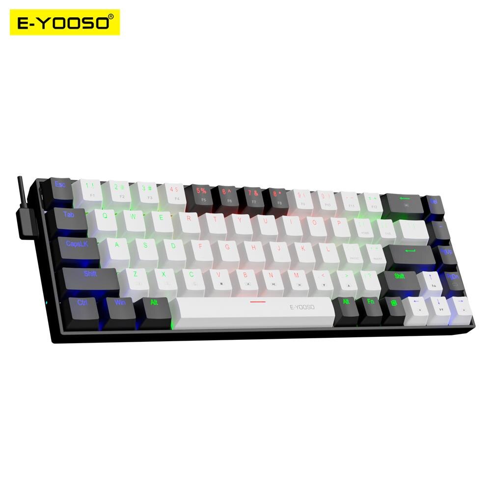 E-YOOSO Z686 USB Mini Slim Mec - Gaming Keyboard E Yooso recension och pris