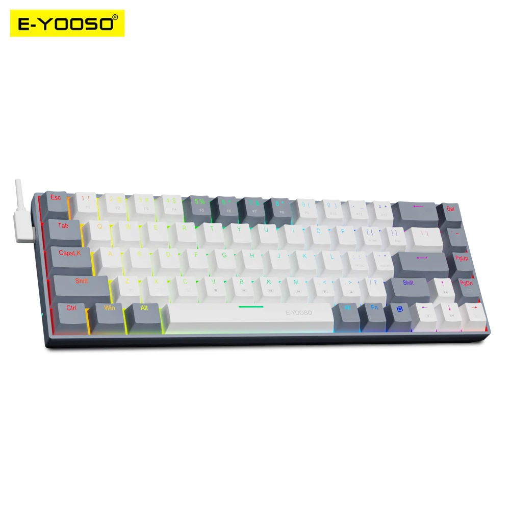 E-YOOSO Z686 RGB USB 60% Mini  - Gaming Keyboard E Yooso recension och pris