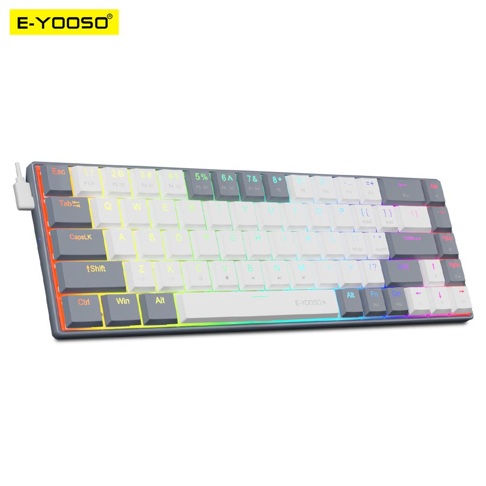 E-YOOSO A68 RGB Mini Slim USB  - Gaming Keyboard E Yooso recension och pris