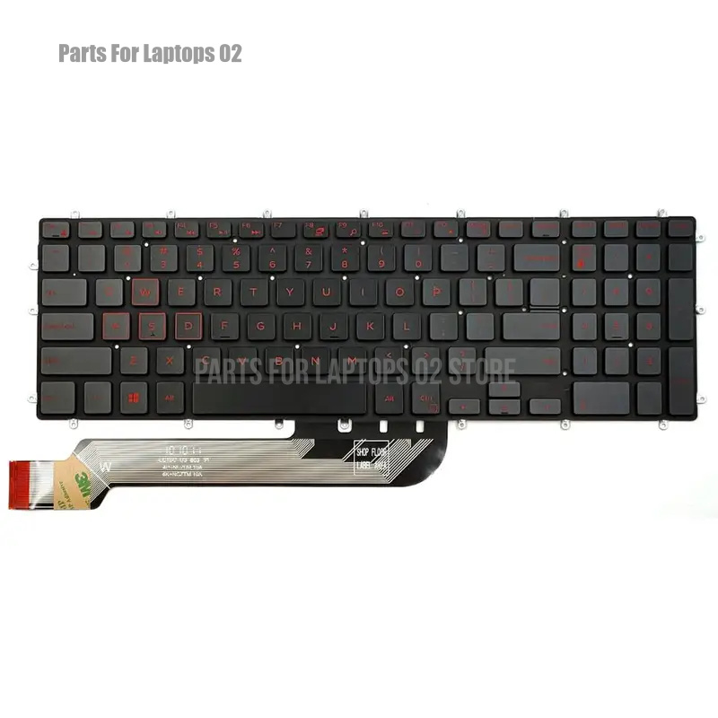 D New For Dell G3-3579 G3-3779 - Gaming Keyboard Backlit recension och pris