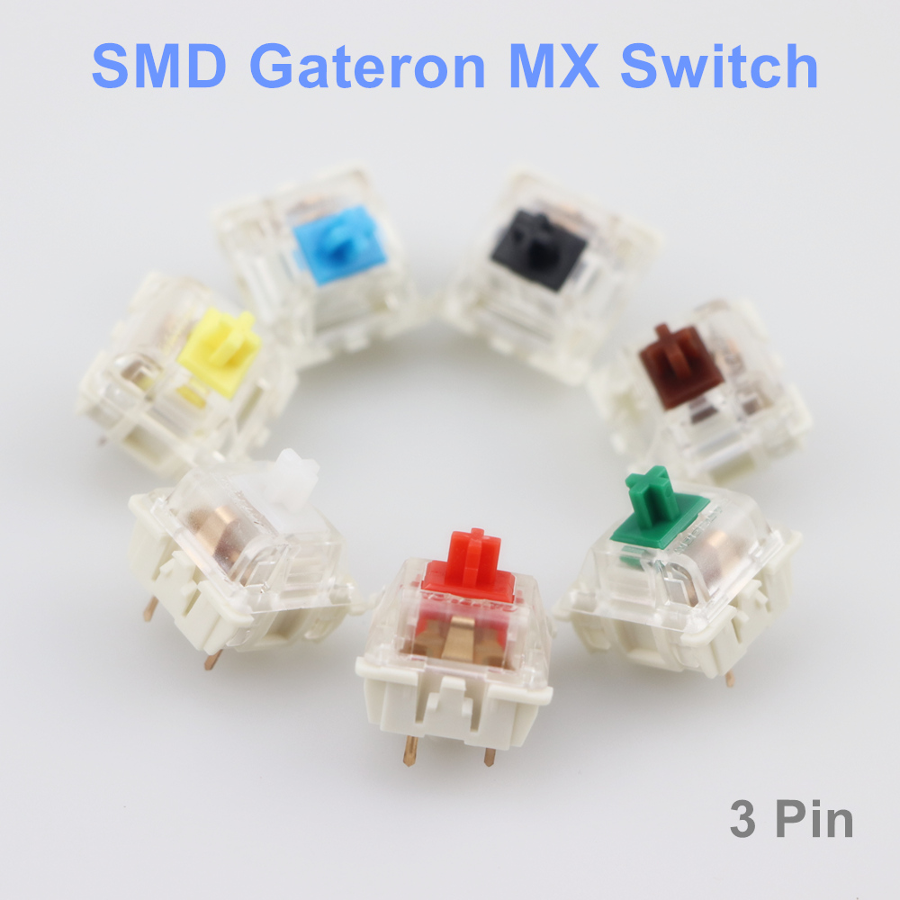 Gateron SMD Switches black red - Keyboard Gaming Blue Switch recension och pris