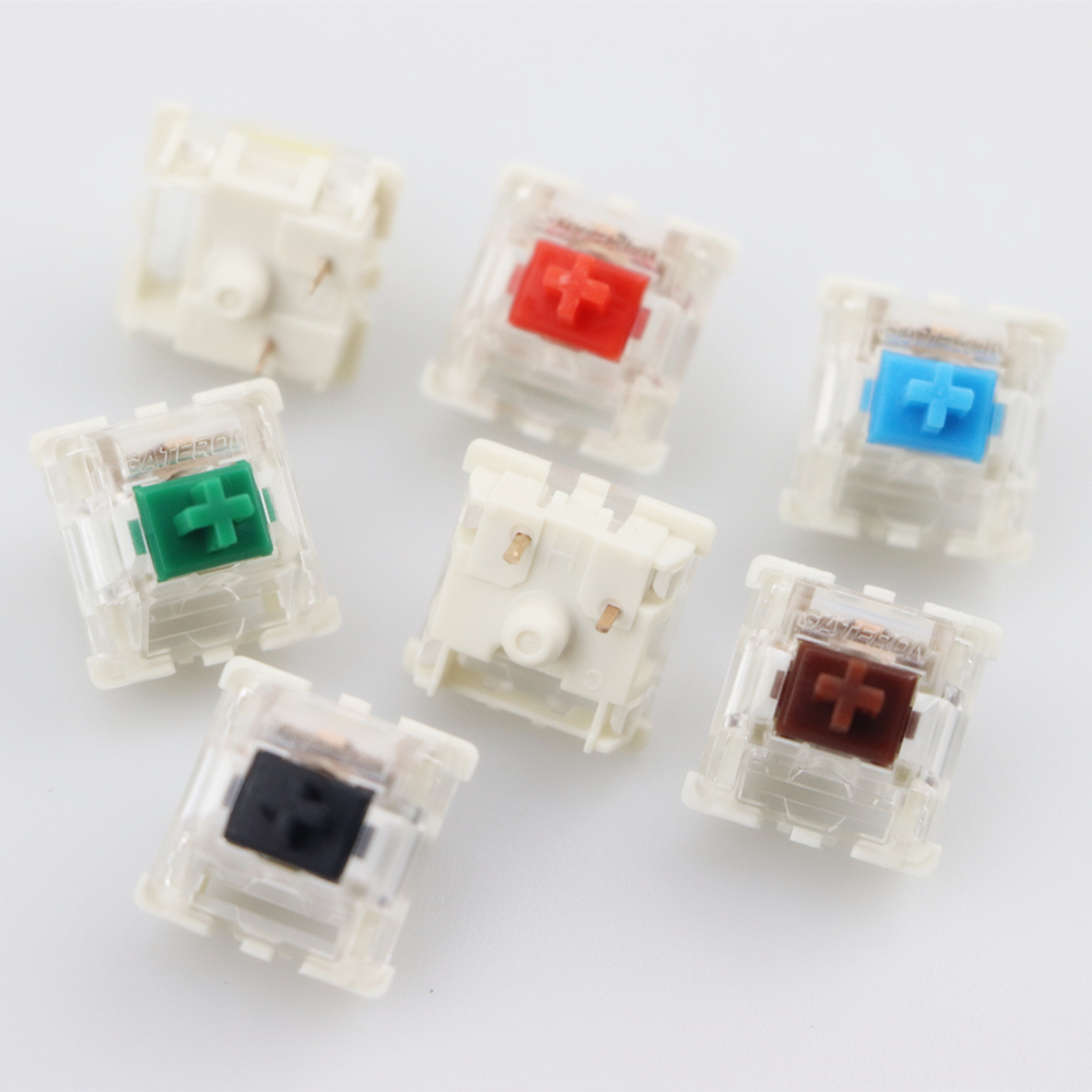 Gateron SMD Switches black red - Keyboard Gaming Blue Switch recension och pris
