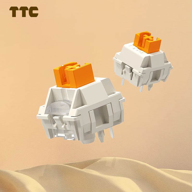 TTC Flame Orange Linear Switch - Gaming Keyboard Hot Swappable recension och pris