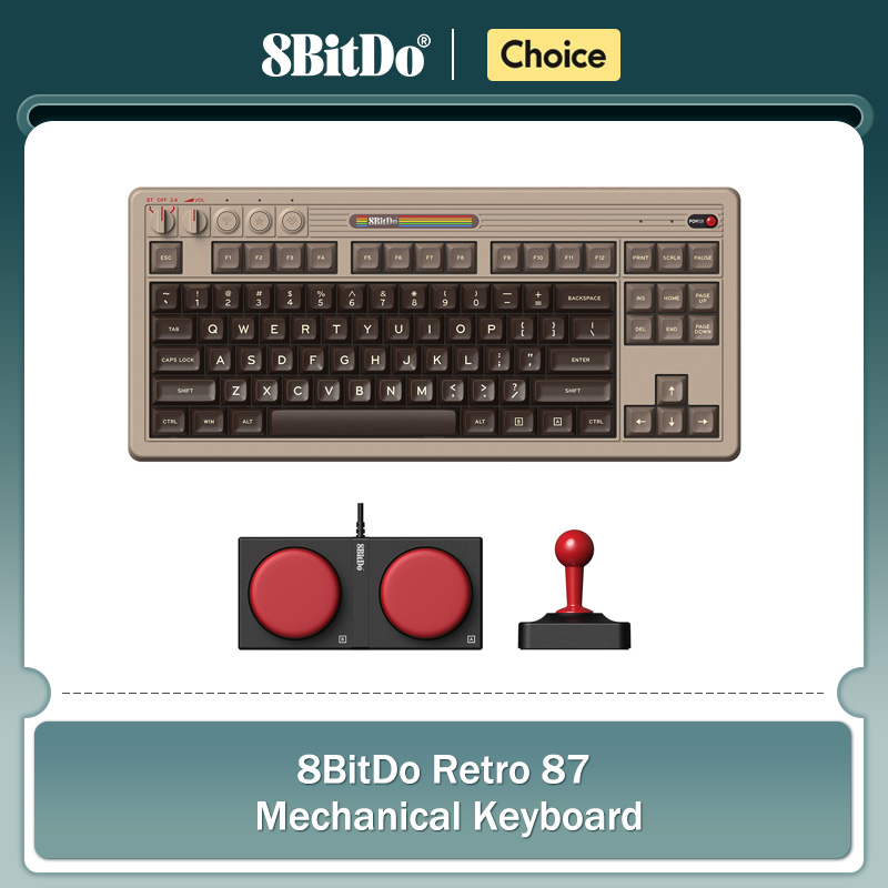 8BitDo Retro Mechanical Keyboa - Gaming Keyboard Hot Swappable recension och pris
