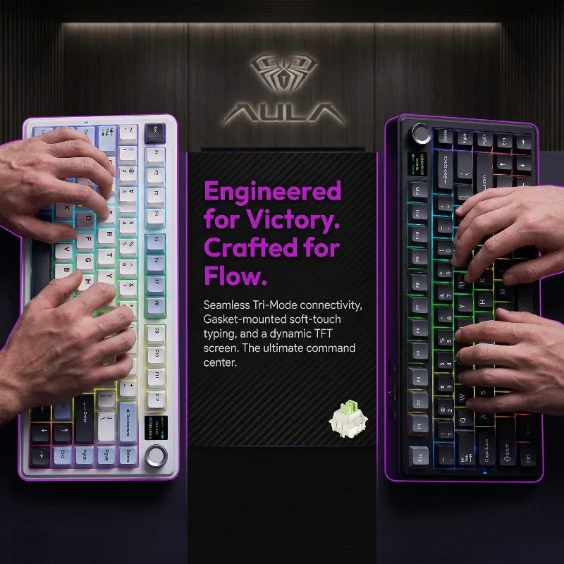 AULA F75 Max Mechanical Keyboa - Gaming Keyboard Mechanical recension och pris