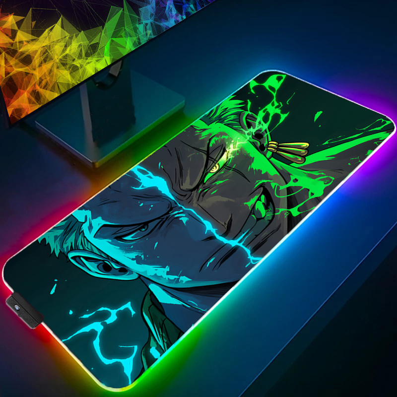ONE PIECE Zoro Mouse Pad RGB G - Gaming Keyboard En Mouse recension och pris