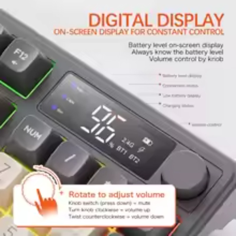 FreeWolf T96 Wireless Bluetoot - Gaming Keyboard Mouse Set recension och pris