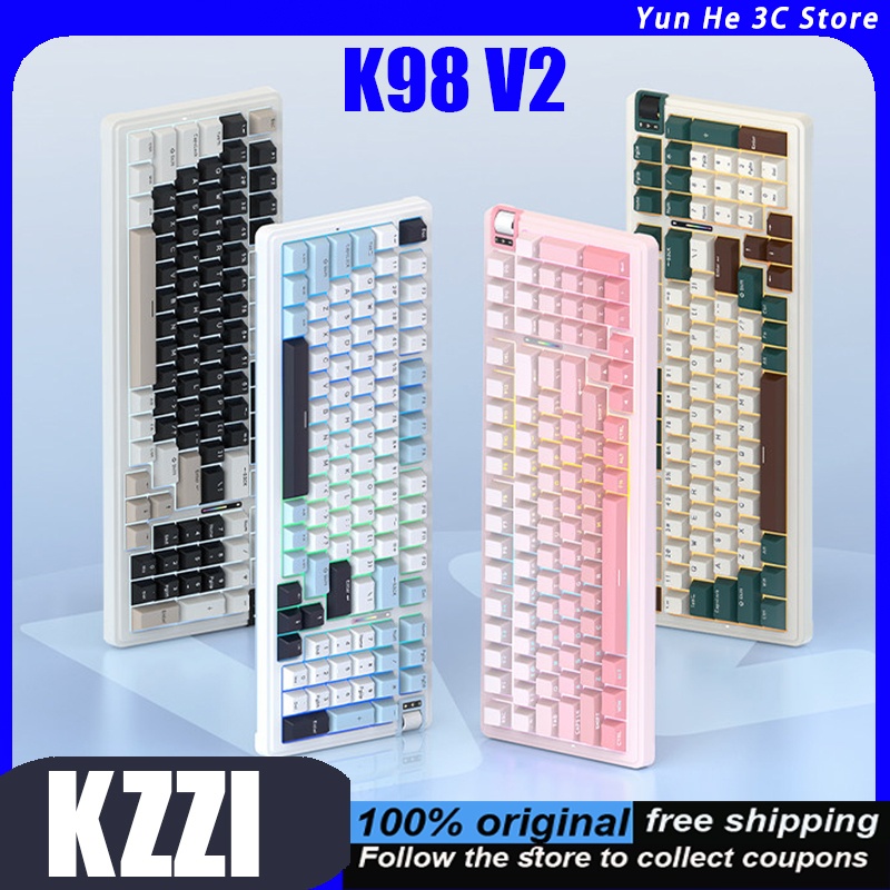 KZZI K98 V2 Mechanical Keyboar - Gaming Keyboard Hot Swappable recension och pris