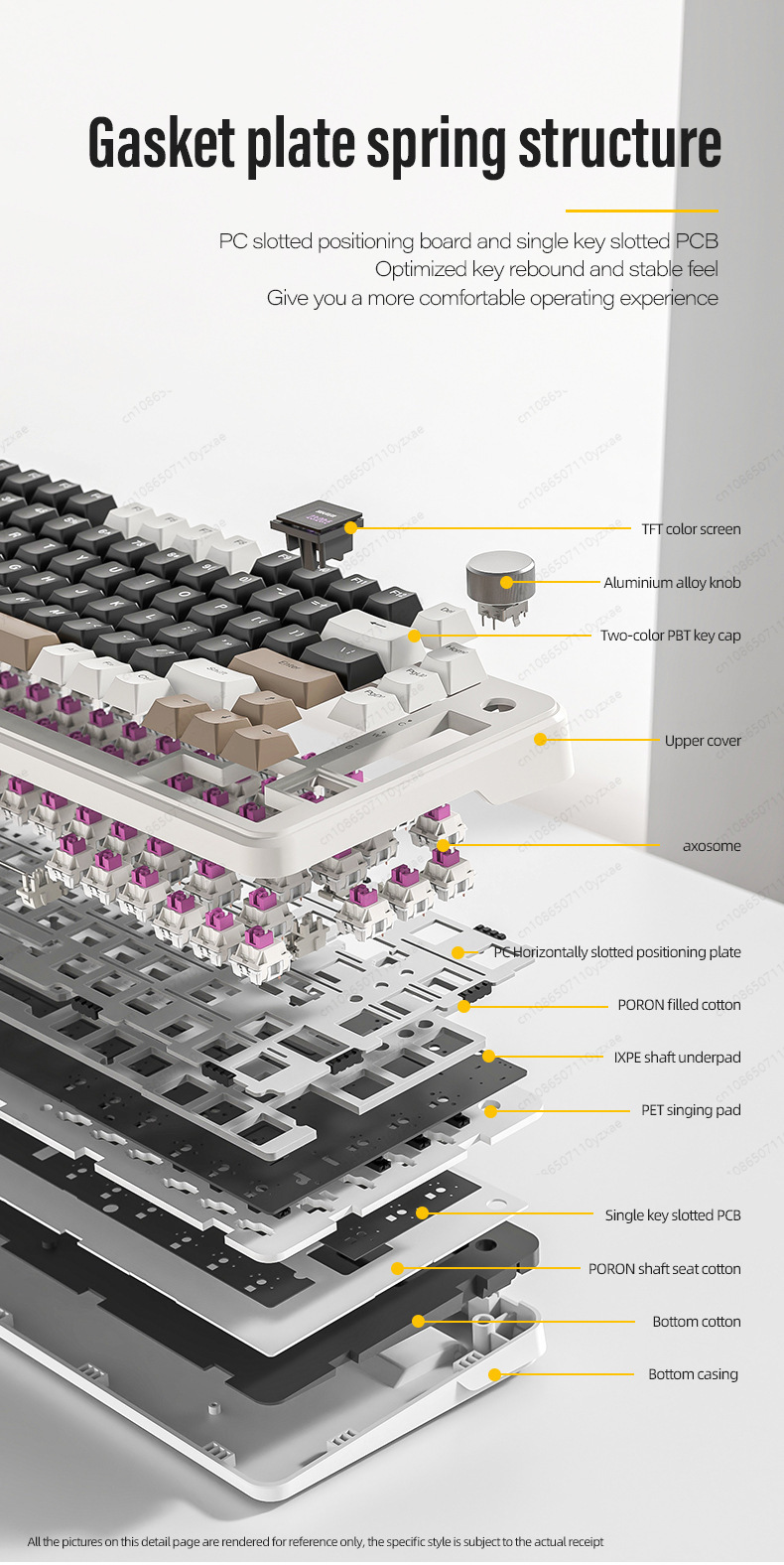 2024 New AL66 Mechanical Keybo - Gaming Keyboard Hot Swappable recension och pris