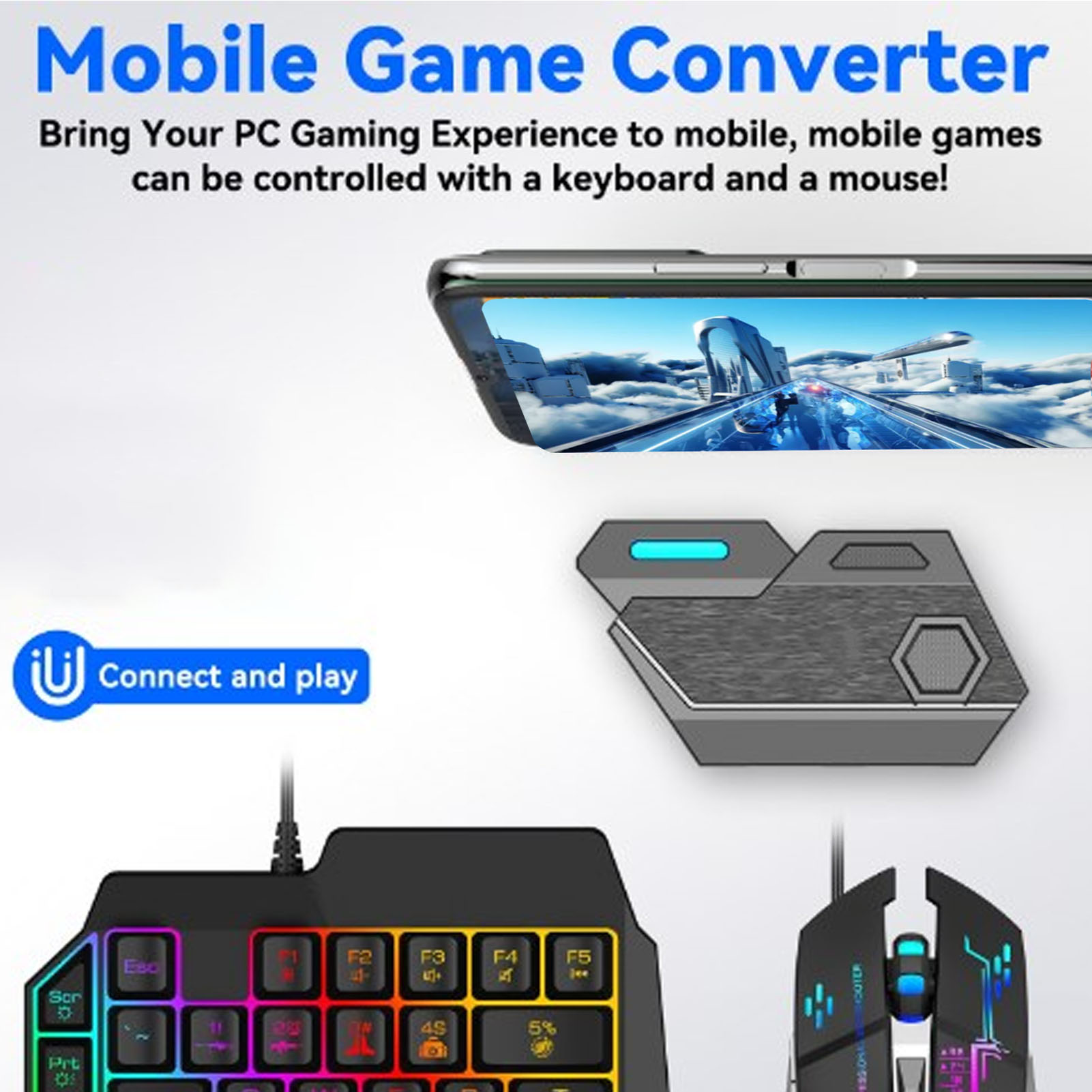 Mobile Game Combo Pack Bluetoo - Gaming Keyboard And Mouse Combo recension och pris
