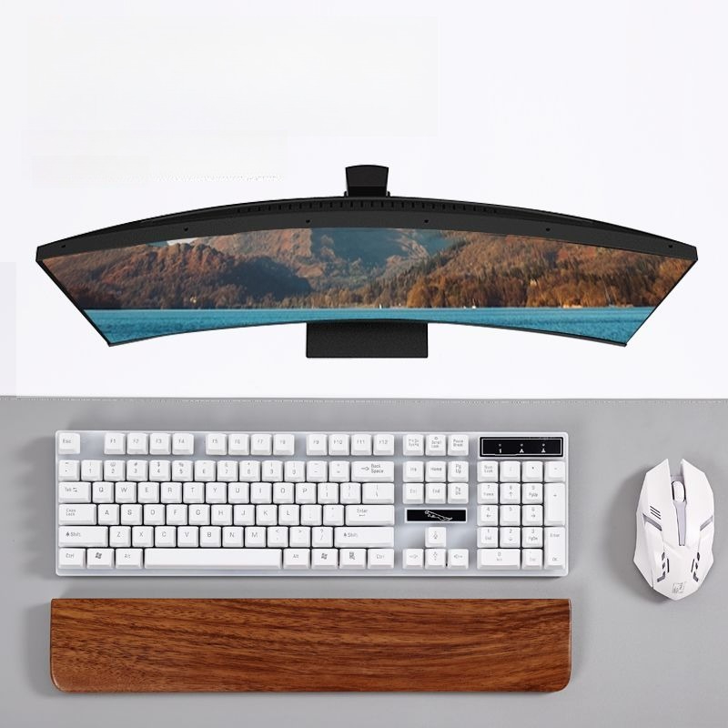 Solid Wood Keyboard Palm Rest  - Gaming Keyboard Ergo recension och pris