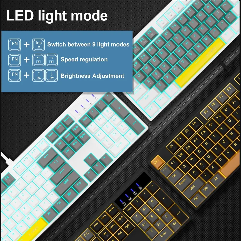 E-YOOSO Z14 USB Mechanical Gam - Gaming Keyboard E Yooso recension och pris