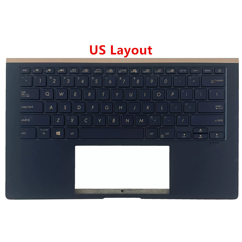 New Palmrest US Keyboard With  - Gaming Keyboard Backlit recension och pris