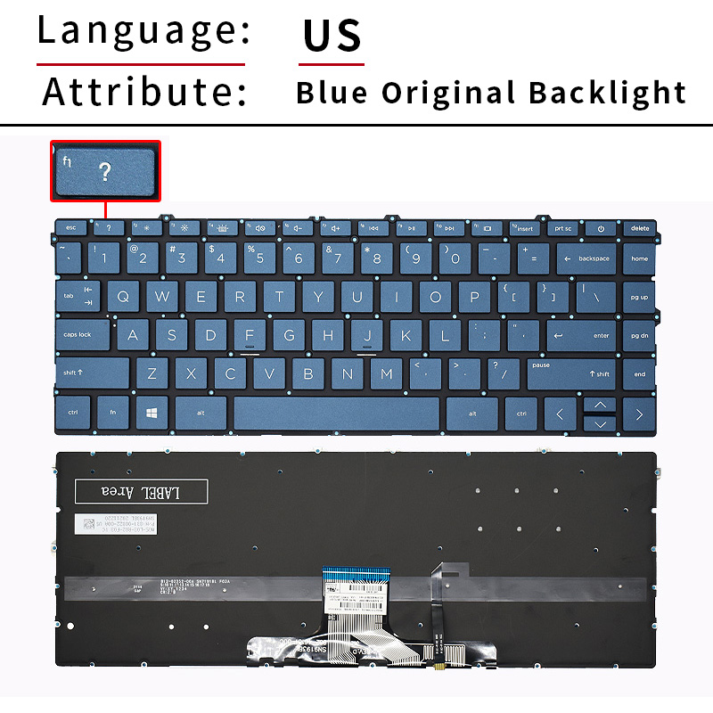 Replacement US/RU Russian Back - Gaming Keyboard E Yooso recension och pris