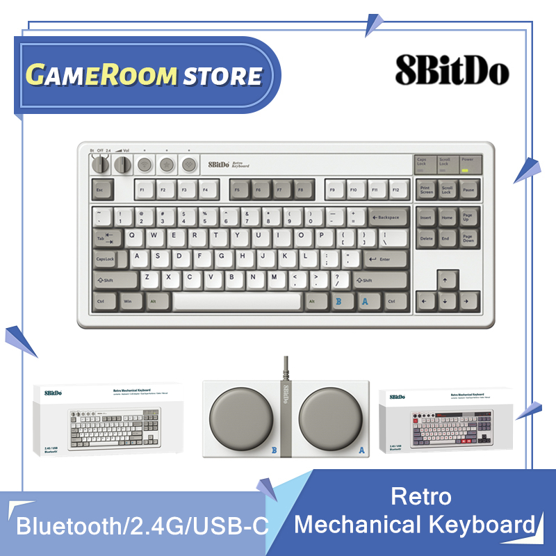 8Bitdo Retro Mechanical Keyboa - Gaming Keyboard Hot Swappable recension och pris