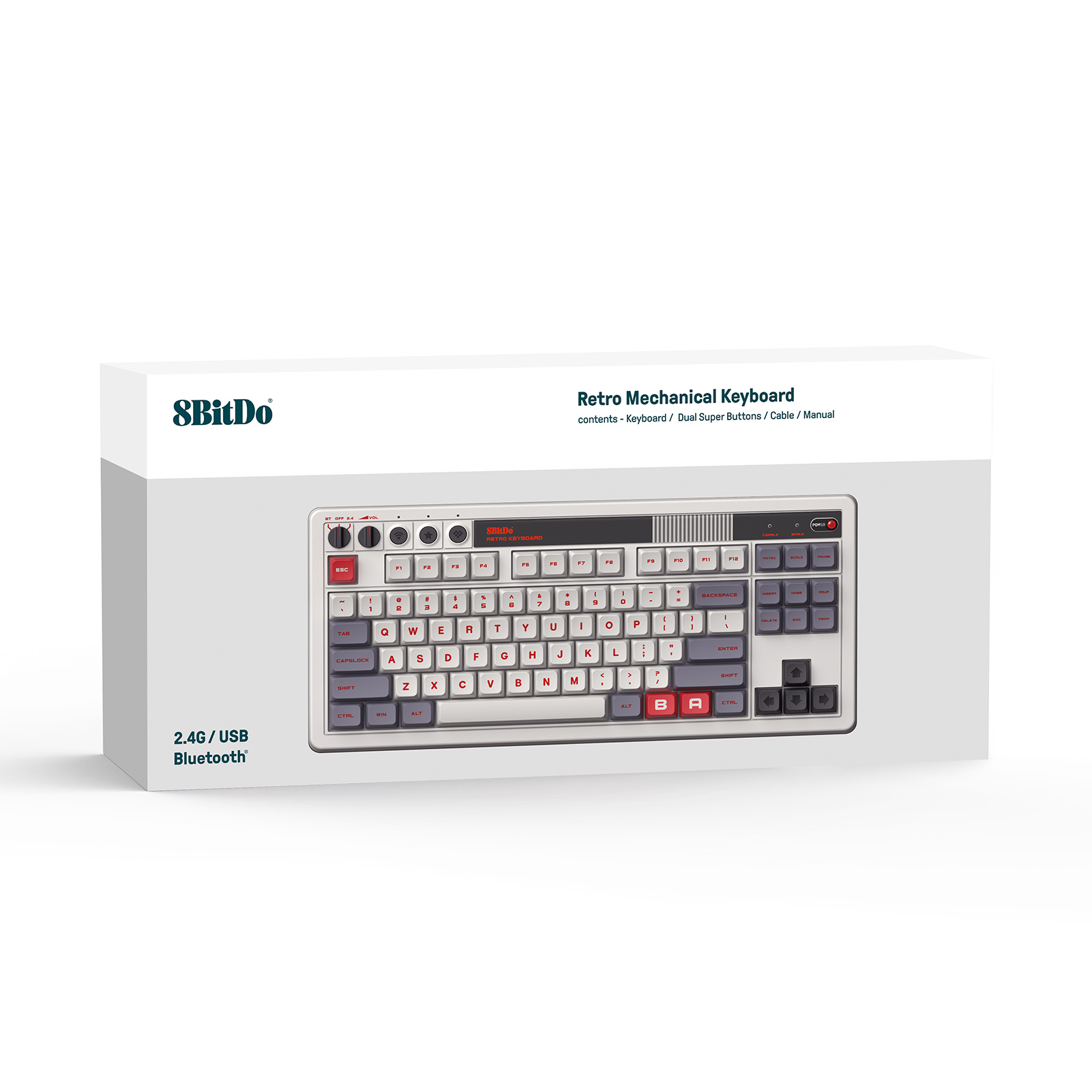 8Bitdo Retro Mechanical Keyboa - Gaming Keyboard Hot Swappable recension och pris
