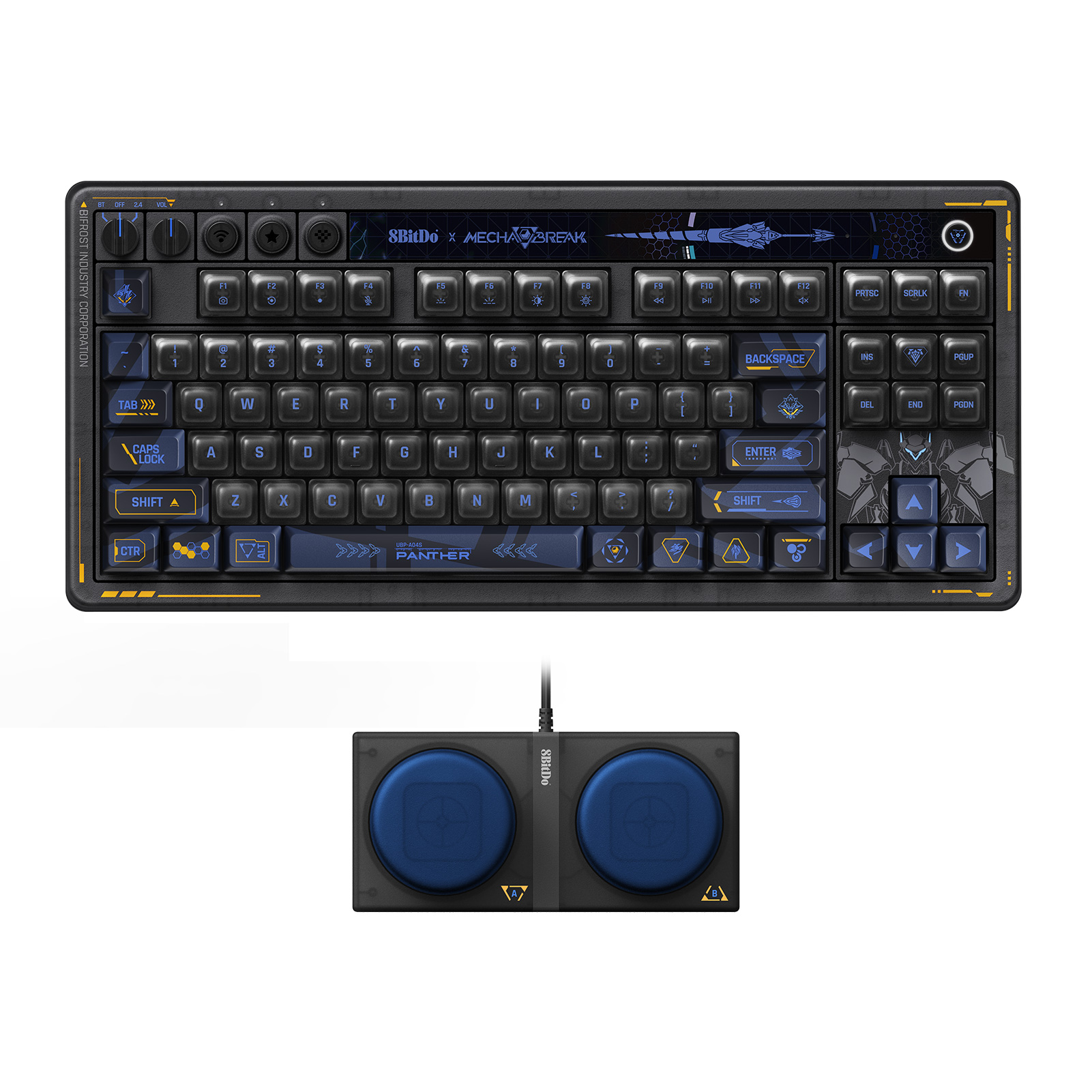 8BitDo Retro 87 Mechanical Key - Gaming Keyboard Hot Swappable recension och pris