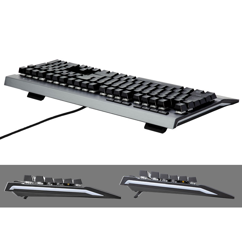 HEXGEARS GK739 Hot Swappable d - Keyboard Gaming Blue Switch recension och pris
