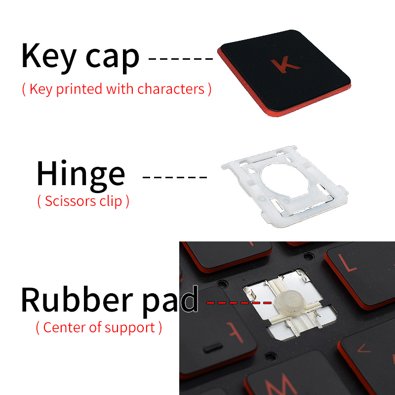Replacement Key Cap&Hinge For  - Gaming Keyboard E Yooso recension och pris